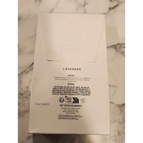 Spa Luxetique Lavender Bath Salt 7.1 Oz (200g) Relaxing Aromatherapy - Picture 5 of 5